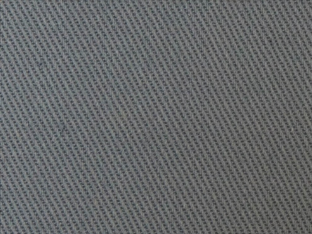 Bezug aus 100 % Baumwolle in Farbe grau