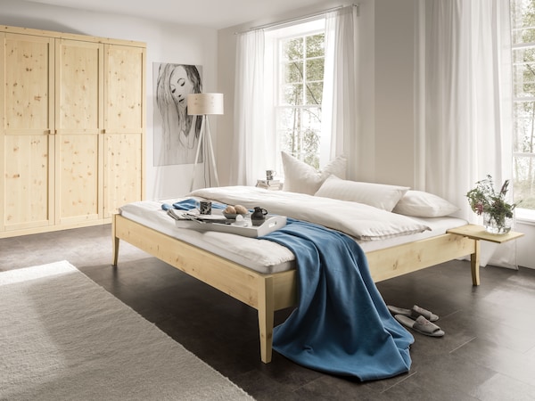 Massief houten bed "Pino"
