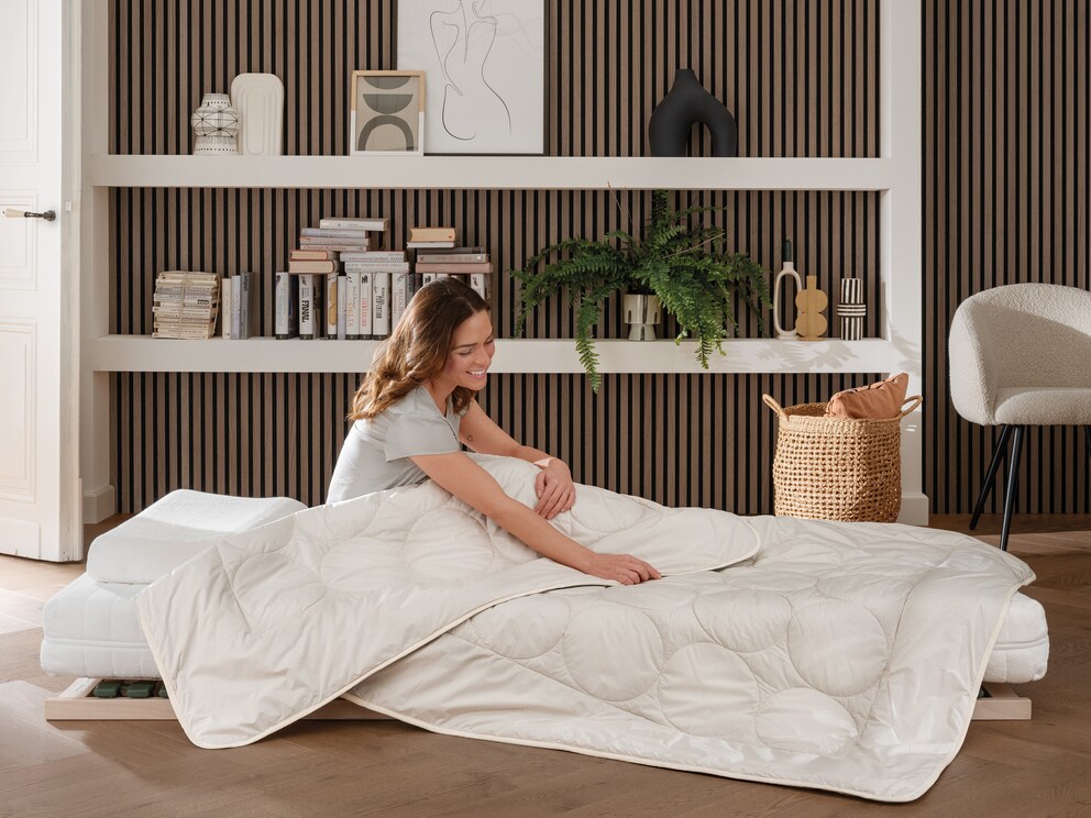 La couette légère et moelleuse en poils de chameau Cammello