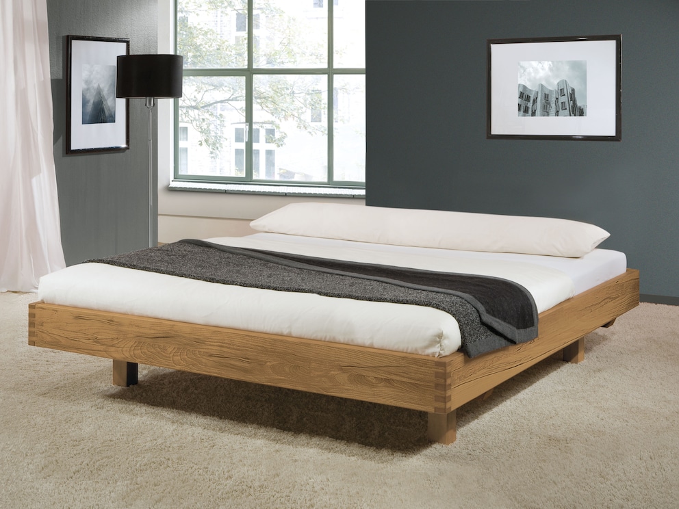 Verona ici en bois de chêne sauvage comme chaise longue