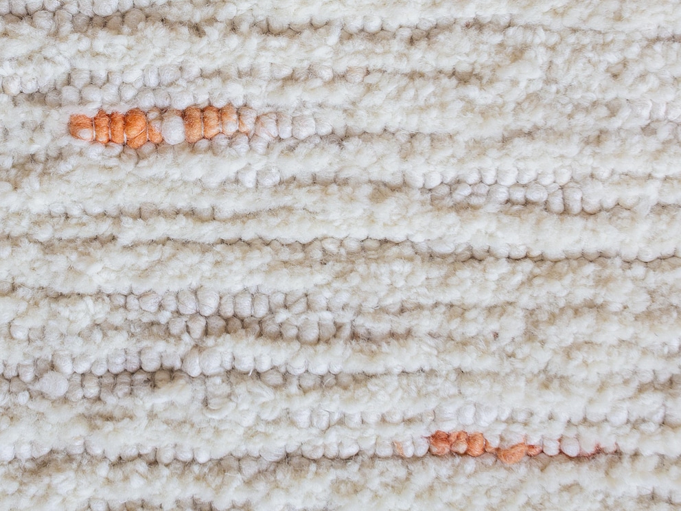 Structure pelucheuse - chaque tapis est une pièce unique