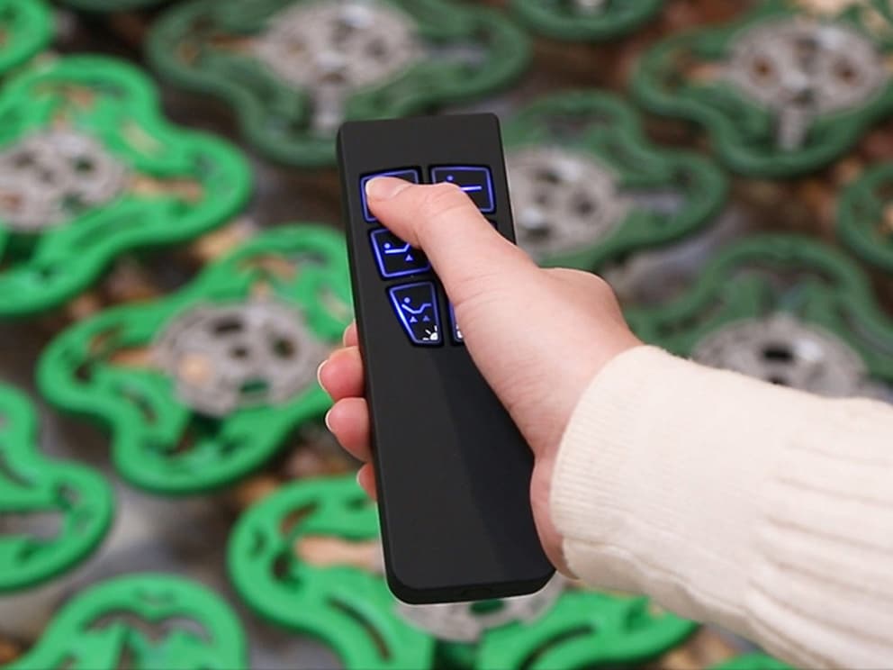 Réglage électronique de la tête et des pieds