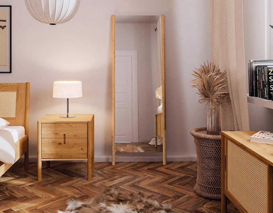 Nonchalant tegen de muur geleund, zorgt Rota voor de eerste reflectie in de ochtend - beuken kernhout