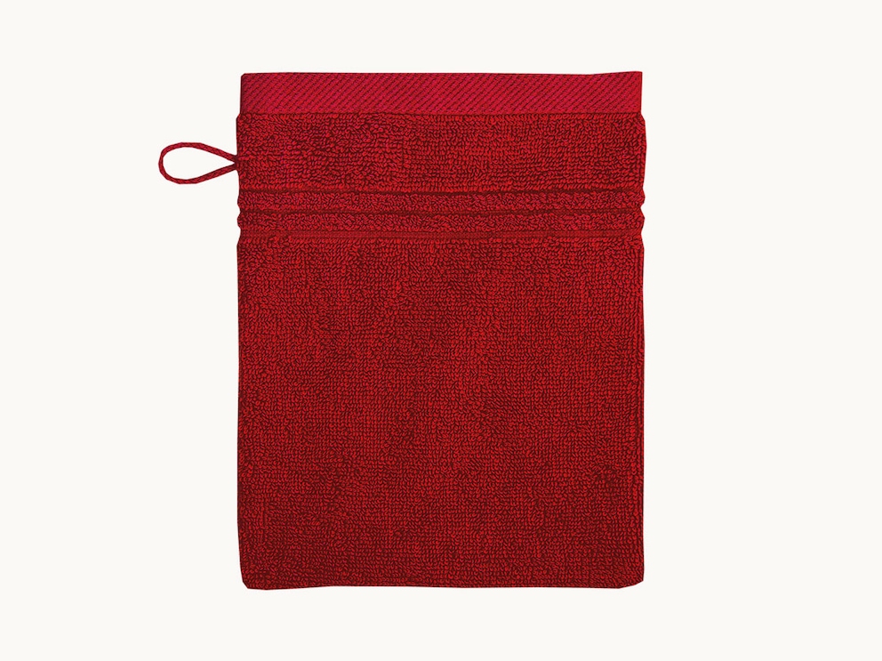 Washandjes Lavari in de kleur donkerrood