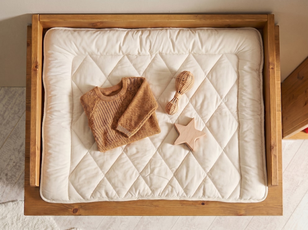 Votre bébé va adorer ce tapis à langer tout doux !