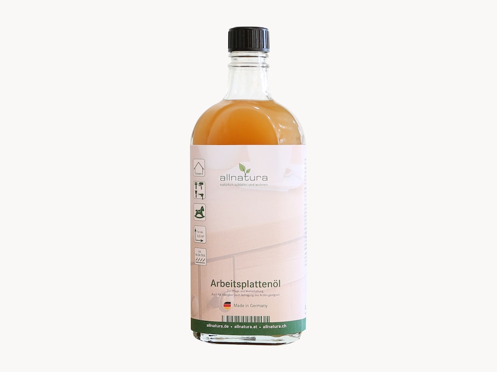 Waterafstotende formule op basis van plantaardige oliën en harsen - natuurlijke bescherming voor uw keukenmeubelen.
