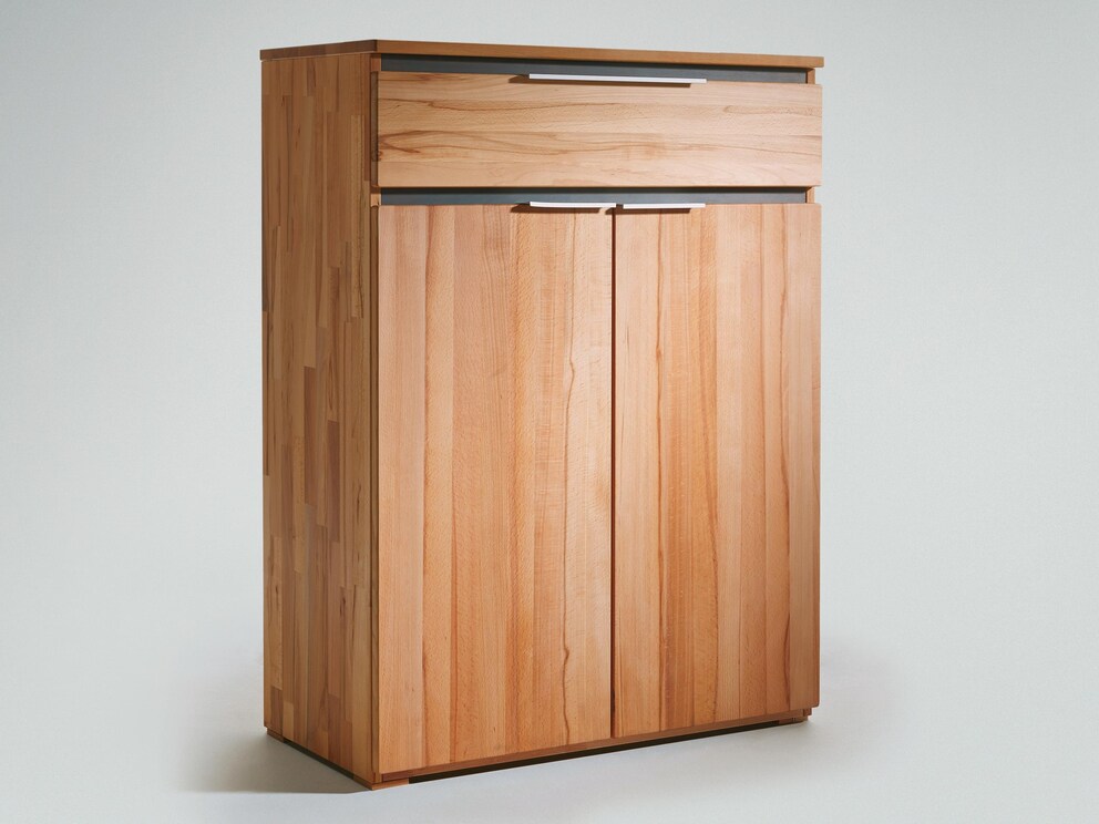 Dressoir van variant 02 met één brede lade, twee deuren onder