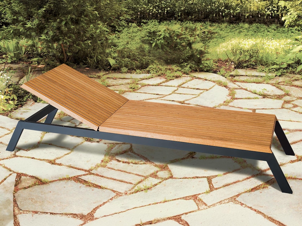 Laat u verwennen door de zon - de modern ontworpen Verano tuinligstoel