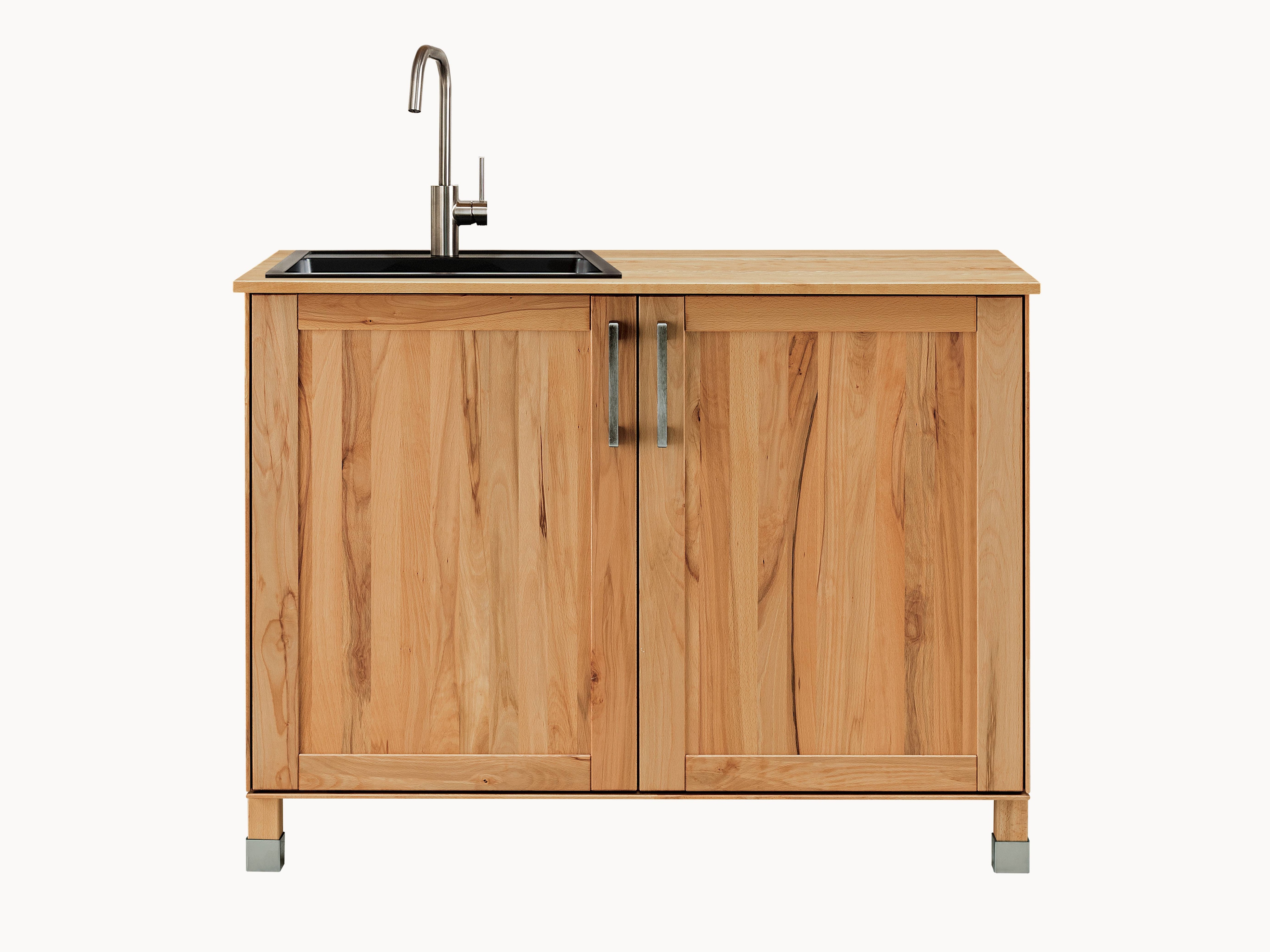 Spülenunterschrank Mediterrano aus Massivholz – Landhausstil Küche