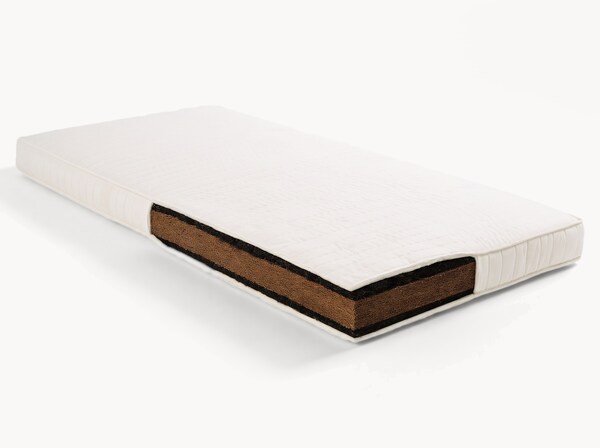 Matelas en fibres de coco avec surmatelas en crin de cheval régulateur d’humidité et très élastique