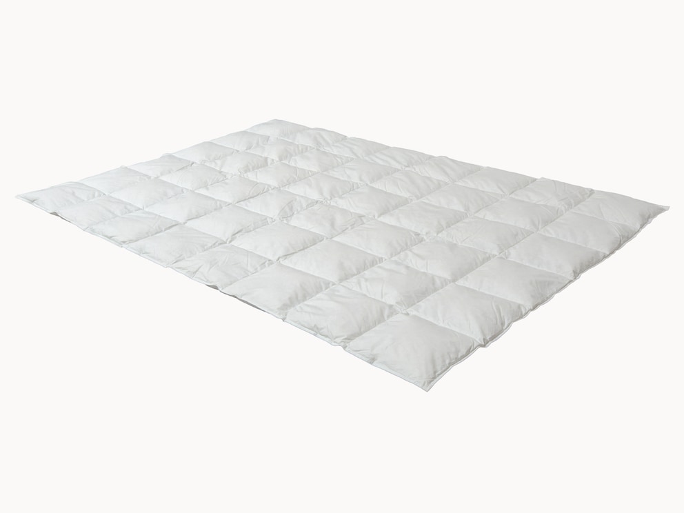 Luchtig licht zomerdekbed van 100 % ganzendons voor zoveel mogelijk soepelheid