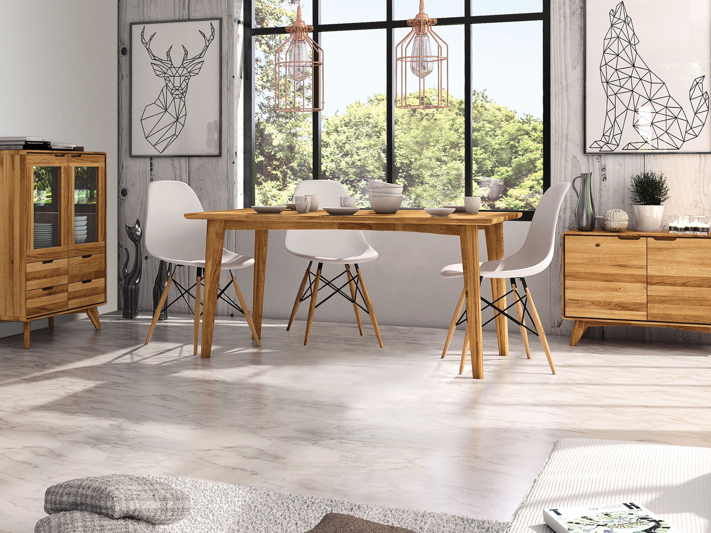 Tisch "Tario" | Kernbuche | Manufakturqualität