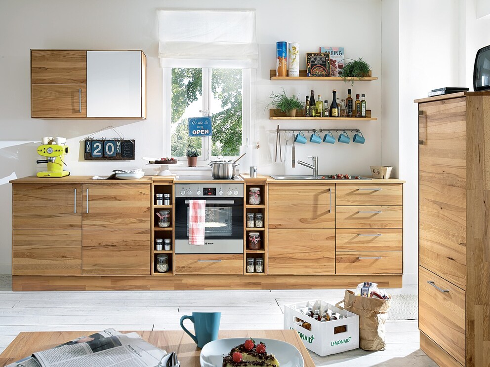 Eindelijk een einde aan wollige muizen - Culinara keuken in beuken kernhout