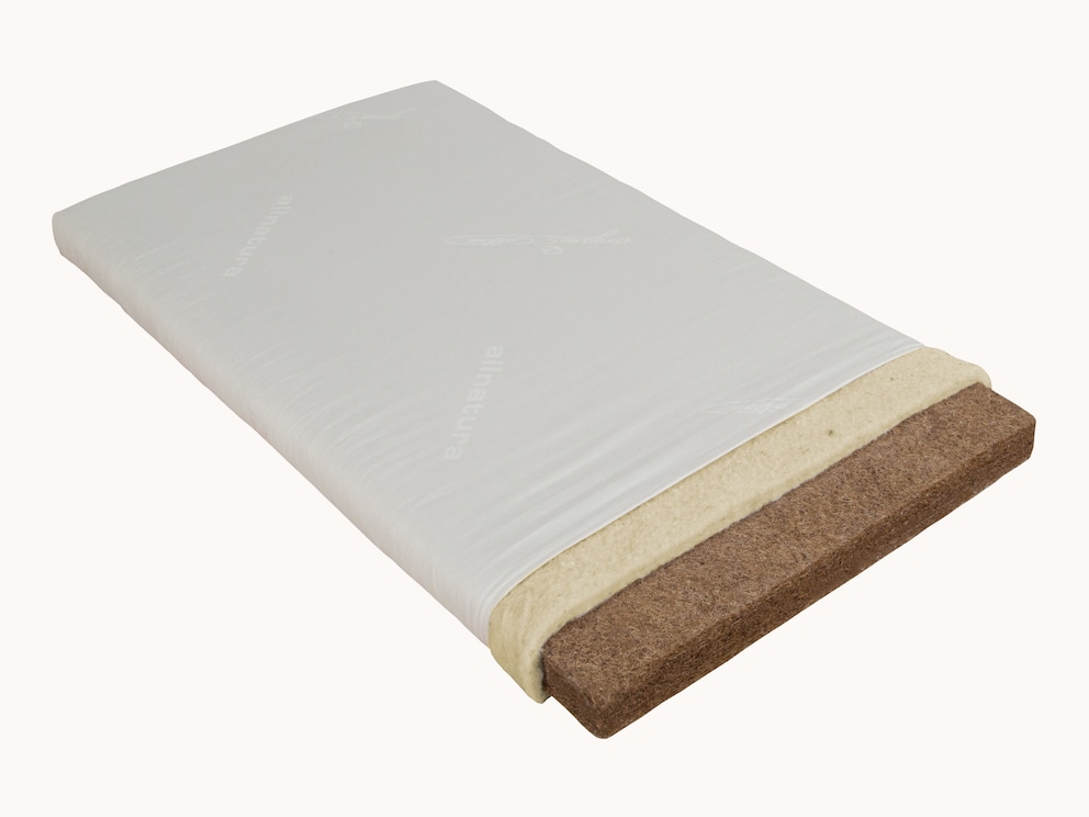 Kindermatras Coco met wattering van scheerwol - puur natuur in het kinderbed