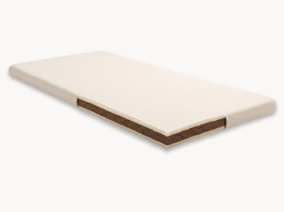 Kindermatras Coco met wattering van scheerwol - puur natuur in het kinderbed