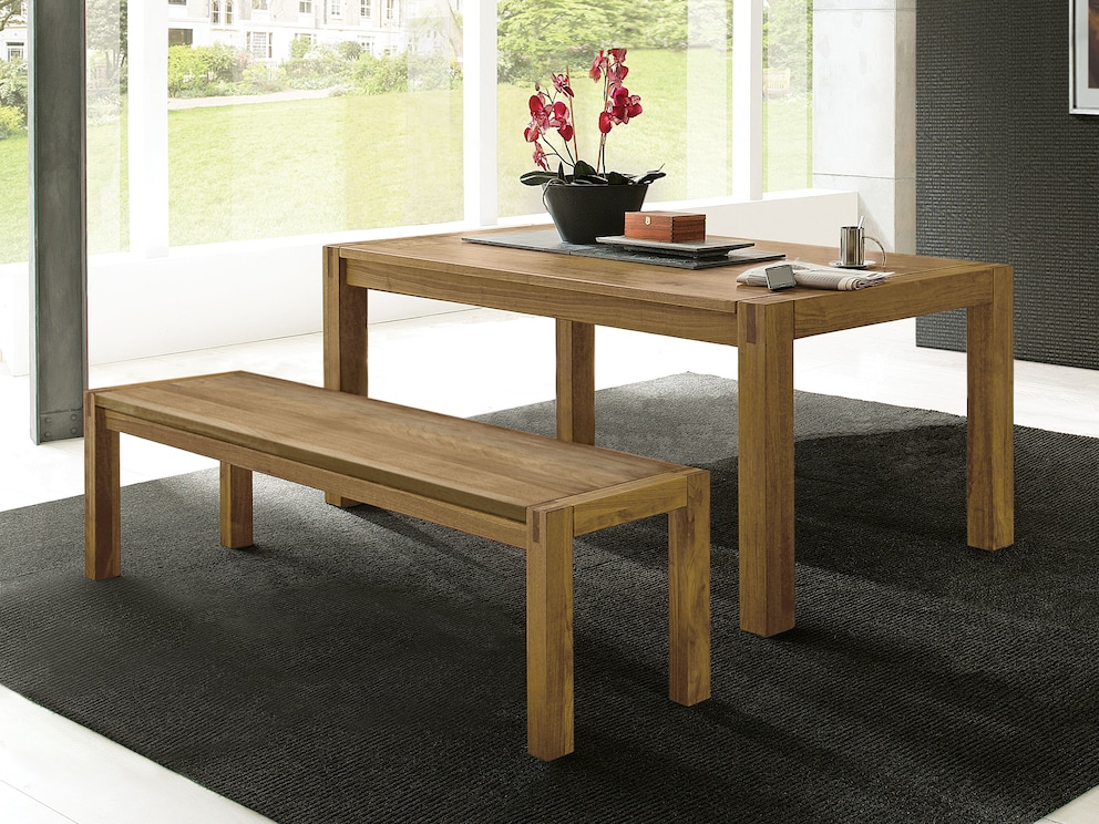 Praktische Imago bank in massief eiken