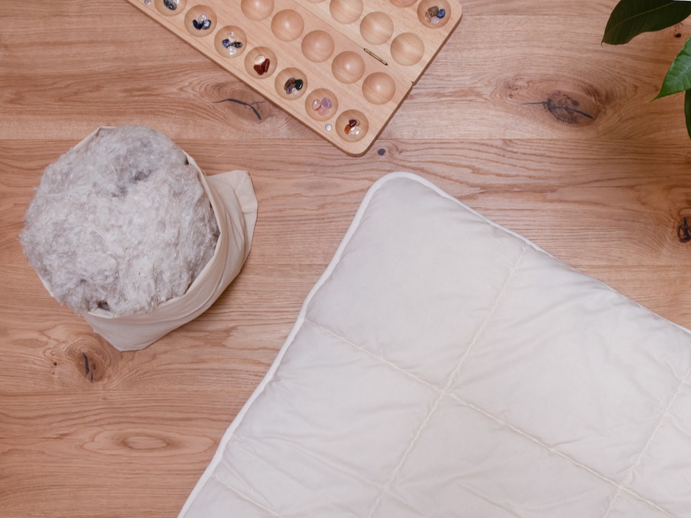 Garnissage 70 % chanvre et 30 % coton issu de l’agriculture biologique certifiée