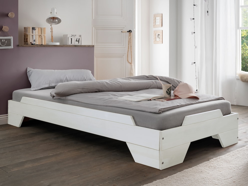 Auch als schickes Einzelbett erhältlich